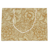 William Morris Poppy Floral Wallpaper Große Geschenktüte (Vorderseite)