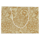 William Morris Poppy Floral Wallpaper Große Geschenktüte (Rückseite)