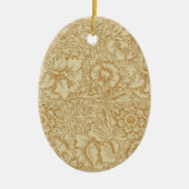 William Morris Poppy Floral Wallpaper Keramik Ornament (Vorne)