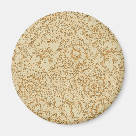 William Morris Poppy Floral Wallpaper Magnet (Vorne)