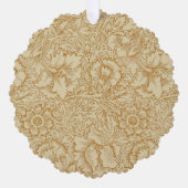 William Morris Poppy Floral Wallpaper Ornament Karte (Vorderseite)