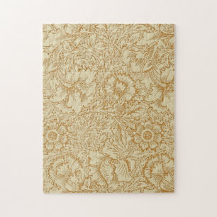 William Morris Poppy Floral Wallpaper Puzzle