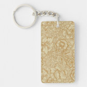 William Morris Poppy Floral Wallpaper Schlüsselanhänger (Vorderseite)