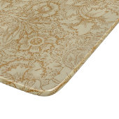 William Morris Poppy Floral Wallpaper Schneidebrett (Ecke)