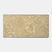 William Morris Poppy Floral Wallpaper Schreibtischunterlage (Vorderseite)
