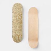William Morris Poppy Floral Wallpaper Skateboard (Vorderseite)