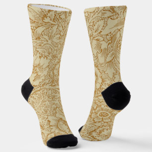 William Morris Poppy Floral Wallpaper Socken