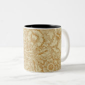 William Morris Poppy Floral Wallpaper Zweifarbige Tasse (VorderseiteRechts)