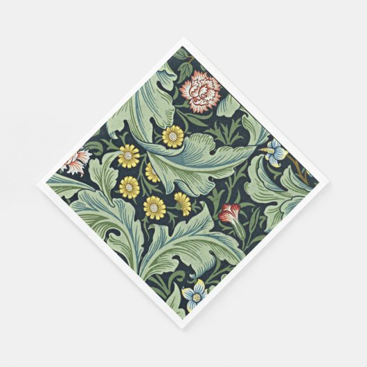 William Morris populäres Muster, Leicester Serviette (Ecke)