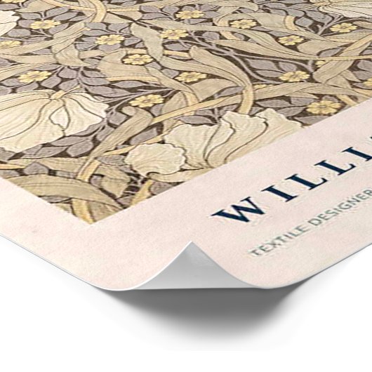 William Morris Poster (Ecke)