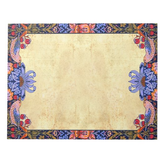 William Morris Pre-Raphaelite 11X8.5 in Notepad Notizblock (Vorderseite)
