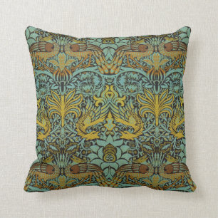 William Morris Pre-Raphaelite Dragon Pillow Kissen