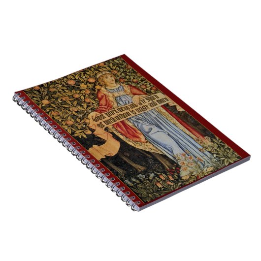 William Morris Pre-Raphaelite-Notebook Notizblock (Rechte Seite)
