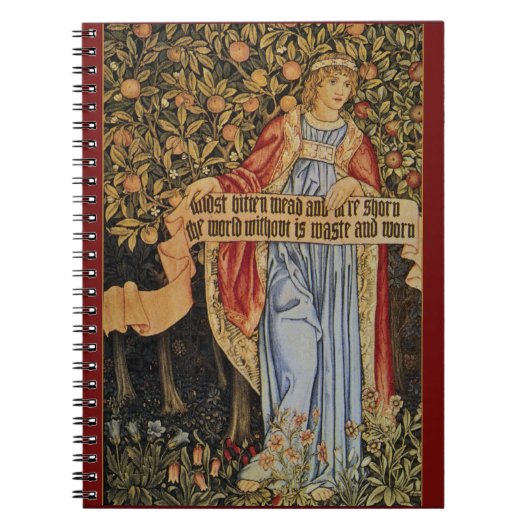 William Morris Pre-Raphaelite-Notebook Notizblock (Vorderseite)