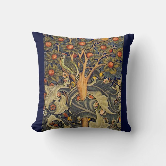 William Morris Pre-Raphaelite Throw Pillow Kissen (Vorderseite)