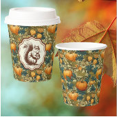 William Morris Pumpkin Eichhörnchen-Papiertasse Pappbecher