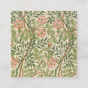 William Morris Quadratische Visitenkarte