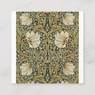 William Morris Quadratische Visitenkarte