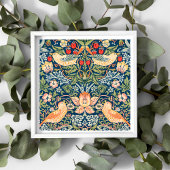 William Morris quadratisches Poster Strawberry