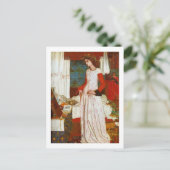 William Morris - Queen Guinevere Postkarte (Stehend Vorderseite)