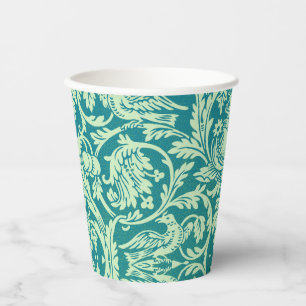 William Morris Queen Vintag Bird & Floral Classic Pappbecher
