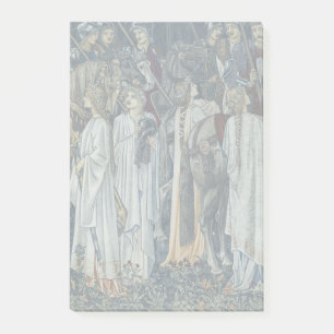 William Morris Quest for Holy Grail: Schildwald Post-it Klebezettel