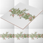 William Morris Rambler Floral Frieze Pattern Fliese