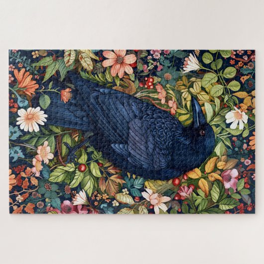 William Morris Raven Jigsaw Puzzle (Horizontal)