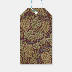 William Morris Rebe Weinranke Rot Grün Kunst Geschenkanhänger