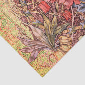 William Morris RED BLUME Tissue Paper Seidenpapier (Ausschnitt)