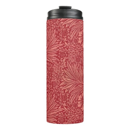 William Morris Red Marigold Pattern Thermosbecher (Vorderseite)