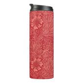 William Morris Red Marigold Pattern Thermosbecher (Nach rechts gedreht)