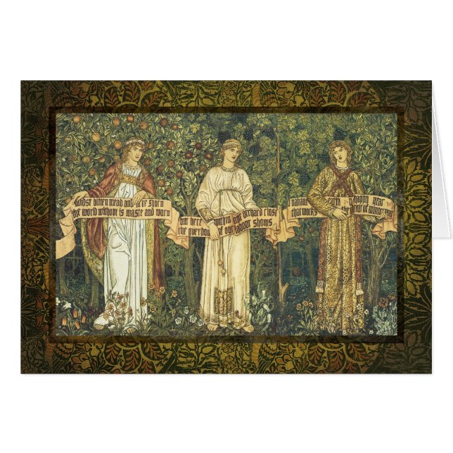 William Morris-Renaissance-Karte (Vorderseite (Horizontal))