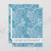 WILLIAM MORRIS RETIREMENT PARTY EINLADUNG (Vorne/Hinten)