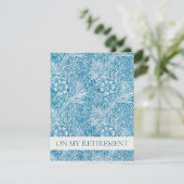 WILLIAM MORRIS RETIREMENT PARTY EINLADUNG (Stehend Vorderseite)