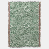 William Morris Ringelblume grün floral Blume Decke (Vorderseite Vertikal)