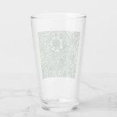 William Morris Ringelblume grün floral Blume Glas (Rückseite)