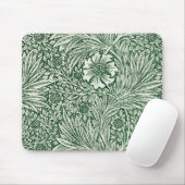 William Morris Ringelblume grün floral Blume Mousepad (Mit Mouse)