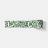 William Morris Ringelblume grün floral Blume Satinband (Vorderseite)