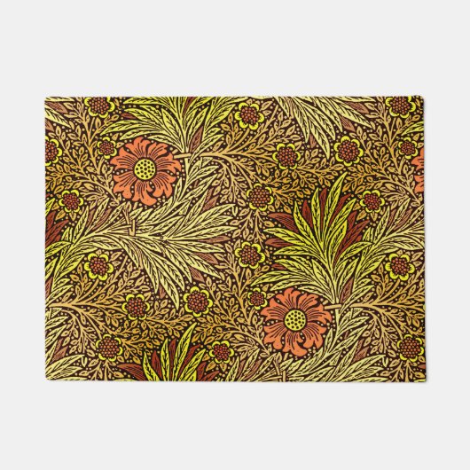 William Morris-Ringelblume, kupfernes Brown und Fußmatte (Vorderseite)