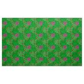William Morris-Ringelblume, Smaragdgrün u. Fuchsie Stoff (Yard (91,4 cm))