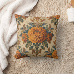 William Morris Ringelblume Vintage-Blumenmuster Kissen
