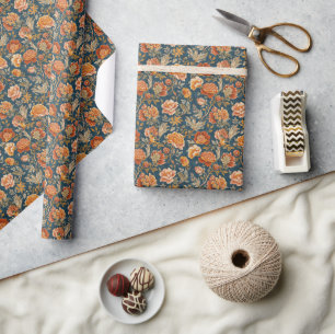 William Morris Ringelblume Vintage floral Geschenkpapier