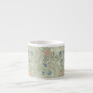 William Morris Rittersporn-Blumen-Wallpaper Espressotasse