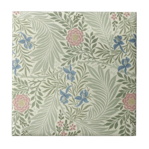 William Morris Rittersporn-Blumen-Wallpaper Fliese
