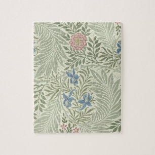 William Morris Rittersporn-Blumen-Wallpaper Puzzle