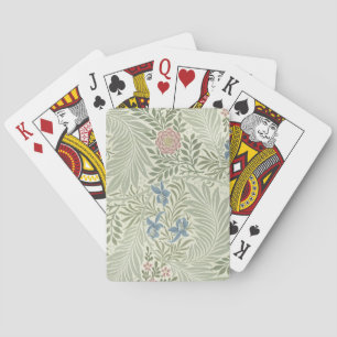 William Morris Rittersporn-Blumen-Wallpaper Spielkarten