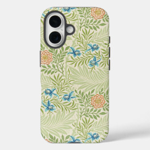 William Morris Rittersporn-Blumenmuster iPhone 16 Hülle