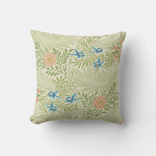 William Morris Rittersporn-Blumenmuster Kissen