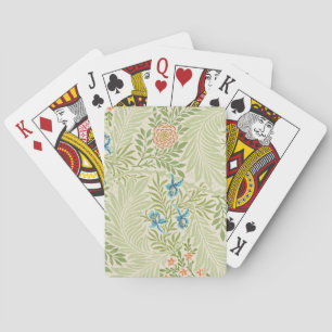 William Morris Rittersporn-Blumenmuster Spielkarten